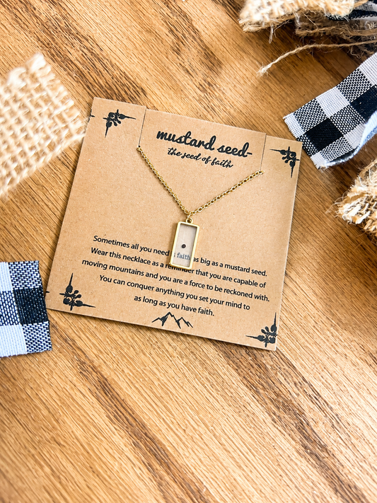 Mustard Seed Faith Necklace