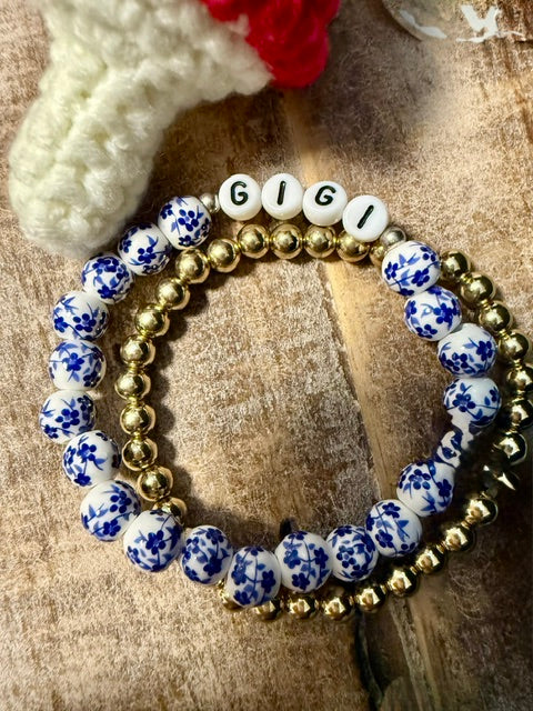 Personalized Gigi Bracelet Set