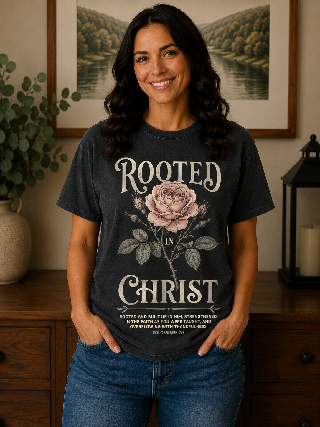 Rooted in Christ Comfort Colors T-Shirt